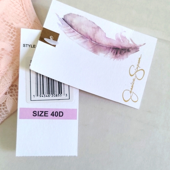 Jessica Simpson Women's Full Figure Bra Underwire Padded Peach Size 40D - Picture 4 of 7